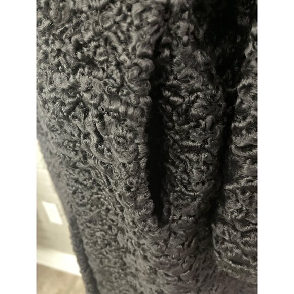 N.L Kaplan Women’s Black Persian Lambswool & Fur Bolero jacket Size M - Picture 10 of 15